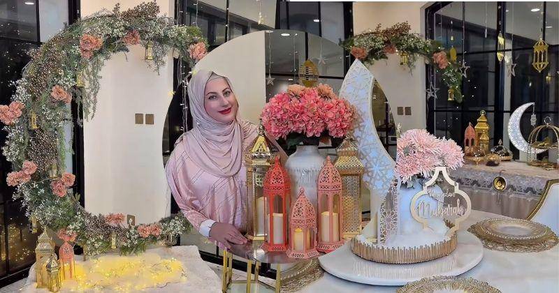 7 Foto Dekorasi Ramadan di Rumah Tasyi Athasyia, Ada Pohon Bulan